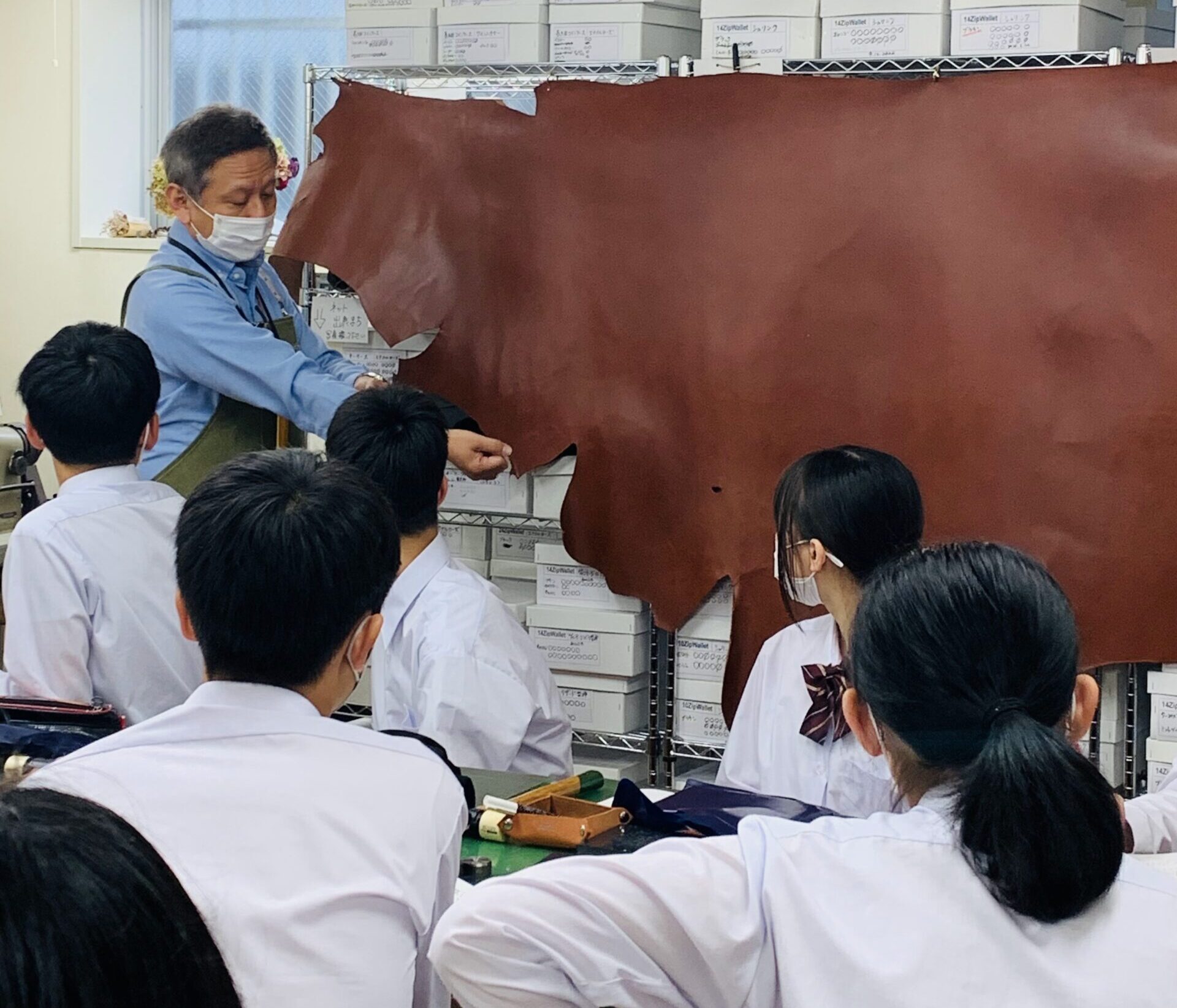 修学旅行生による体験実習！