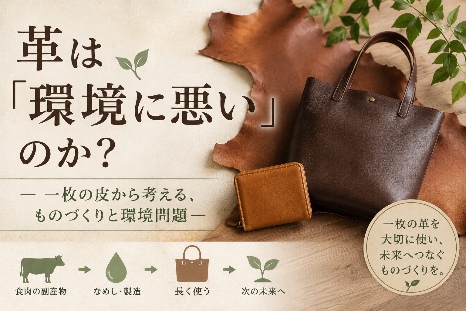 革から考える、ものづくりの循環 ④